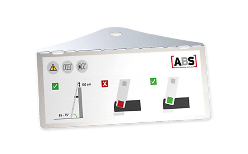 Product afbeelding van de ABS LaddWall systeemplaat