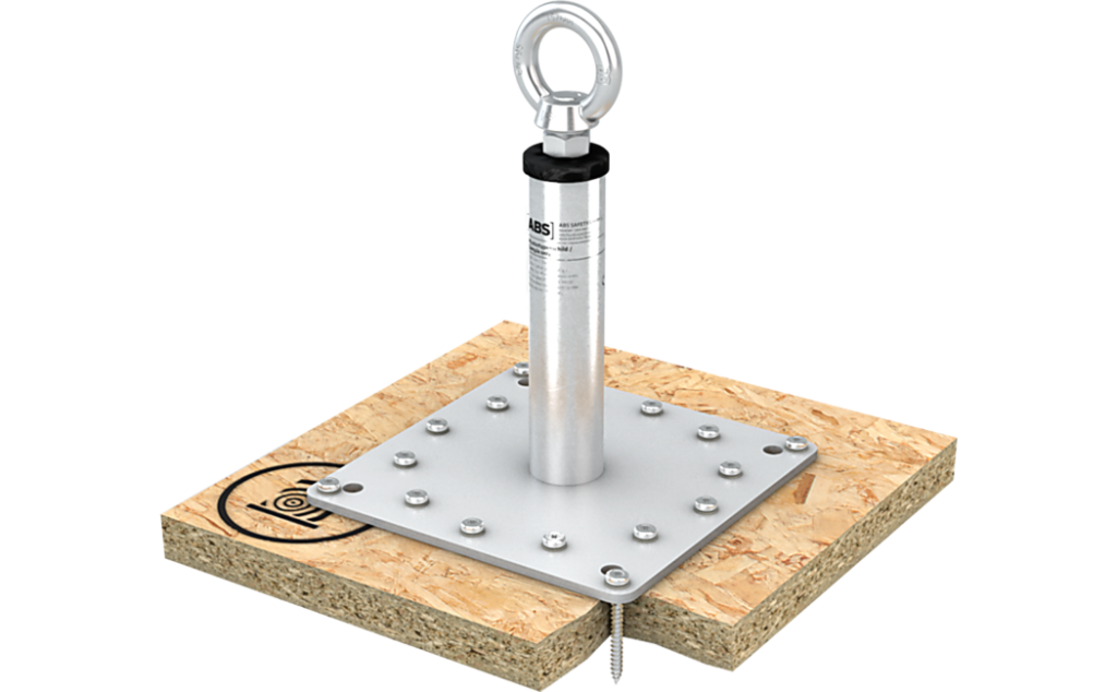 De met een steunbuis versterkte aanlijnvoorziening ABS-Lock X-H-16